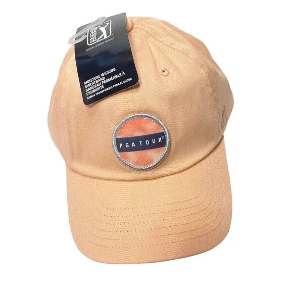PGA Tour Hat Women's Golf Hat Brand New Peach Pearl Sports Cap Baseball Hat New
